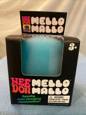NEE DOH Mello Mallo Color-Changing Marshmallow Squishy - Blue